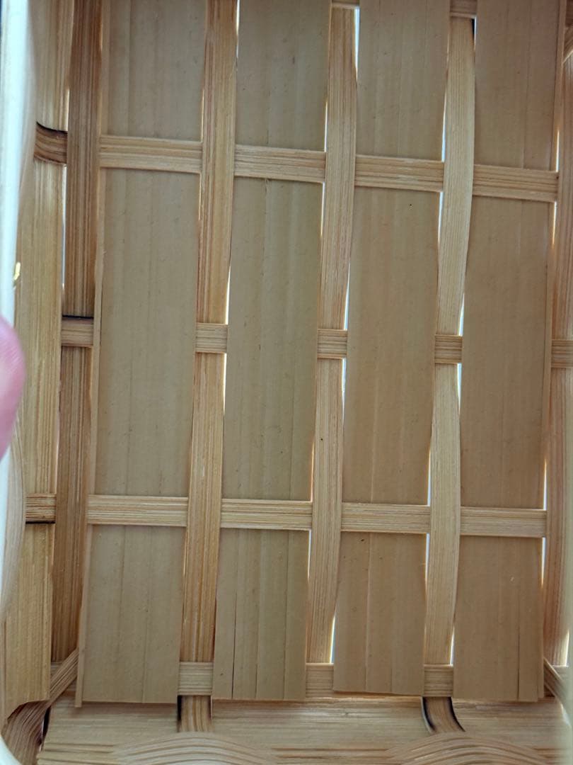 おじろ角物店 ちいさいかご 未使用品