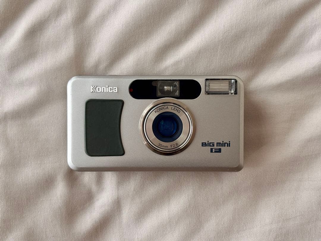 【動作確認済】Konica BIG Mini Fシルバー フィルムカメラ