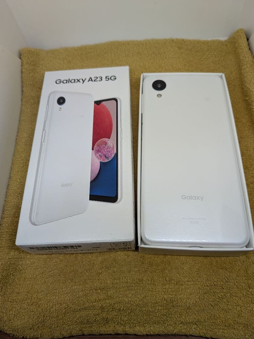 【中古】 Samsung Galaxy A23 5G ホワイト UQモバイル