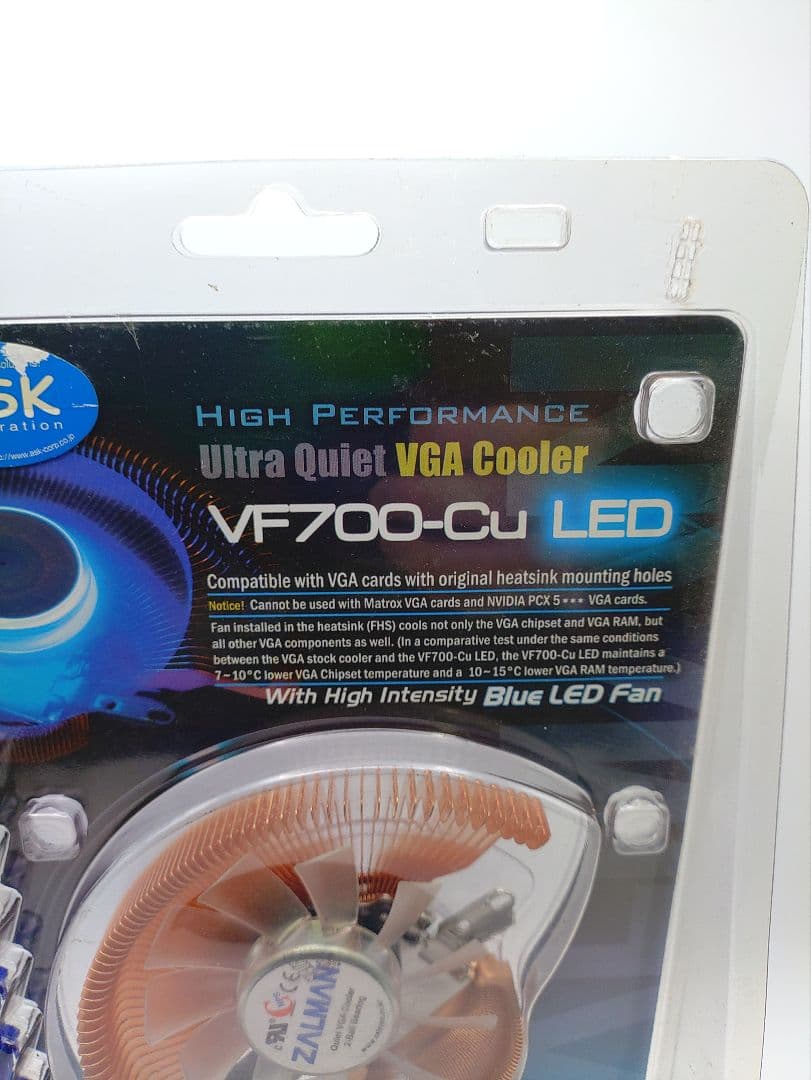 zalman VF700-Cu VGA Cooler　クーラー　LED