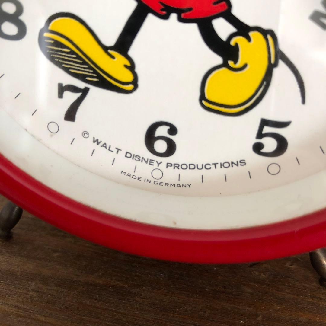 ヴィンテージ　BRADLEY MICKEY MOUSE 置き時計　ミッキーマウス