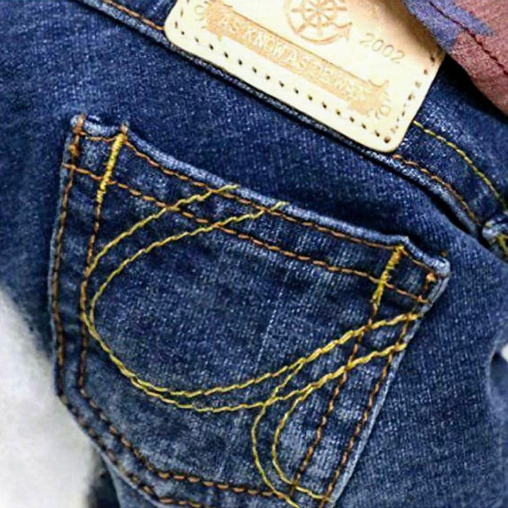 定番a刺繍カットデニム新品未使用　asknowasdewan アズノウアズデワン