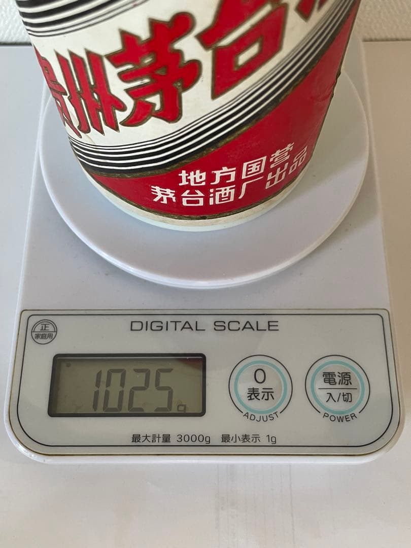 超稀少 貴州茅台酒1987年 五星麦 54% マオタイ酒 重さ1025g