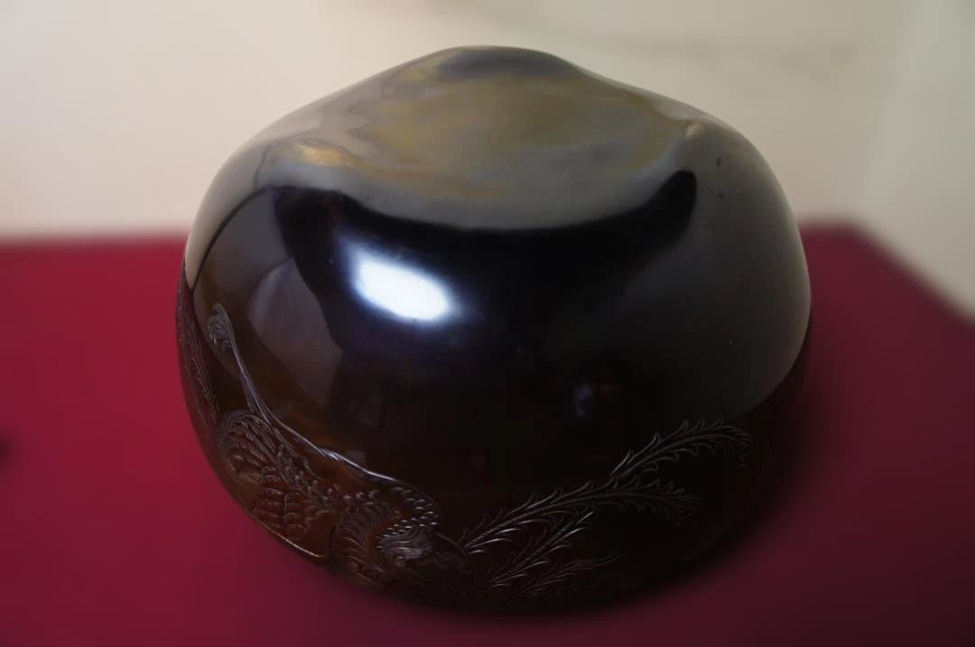 ☆美品 在銘 鳳凰風炉 国宝敬典 富士釜添え料込み