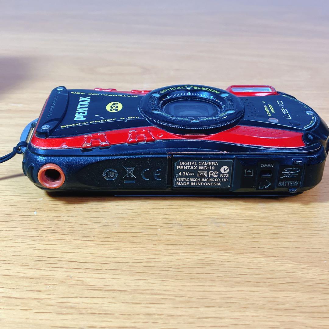 PENTAX WG-10 防水カメラ 10m防水 33ft 動作品 現状