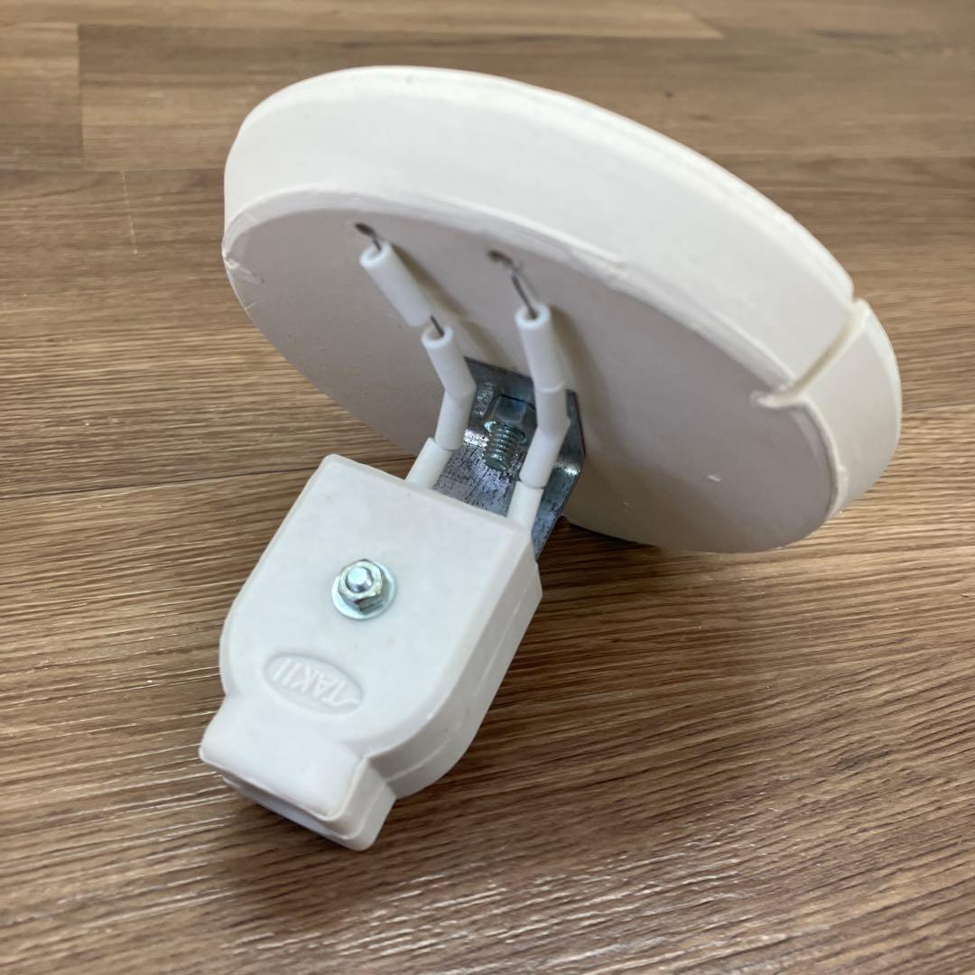 E-1 【茶道具】白涼呂 電熱器一体型 風炉 紅鉢型 野々田式 敷板・香入れ付き