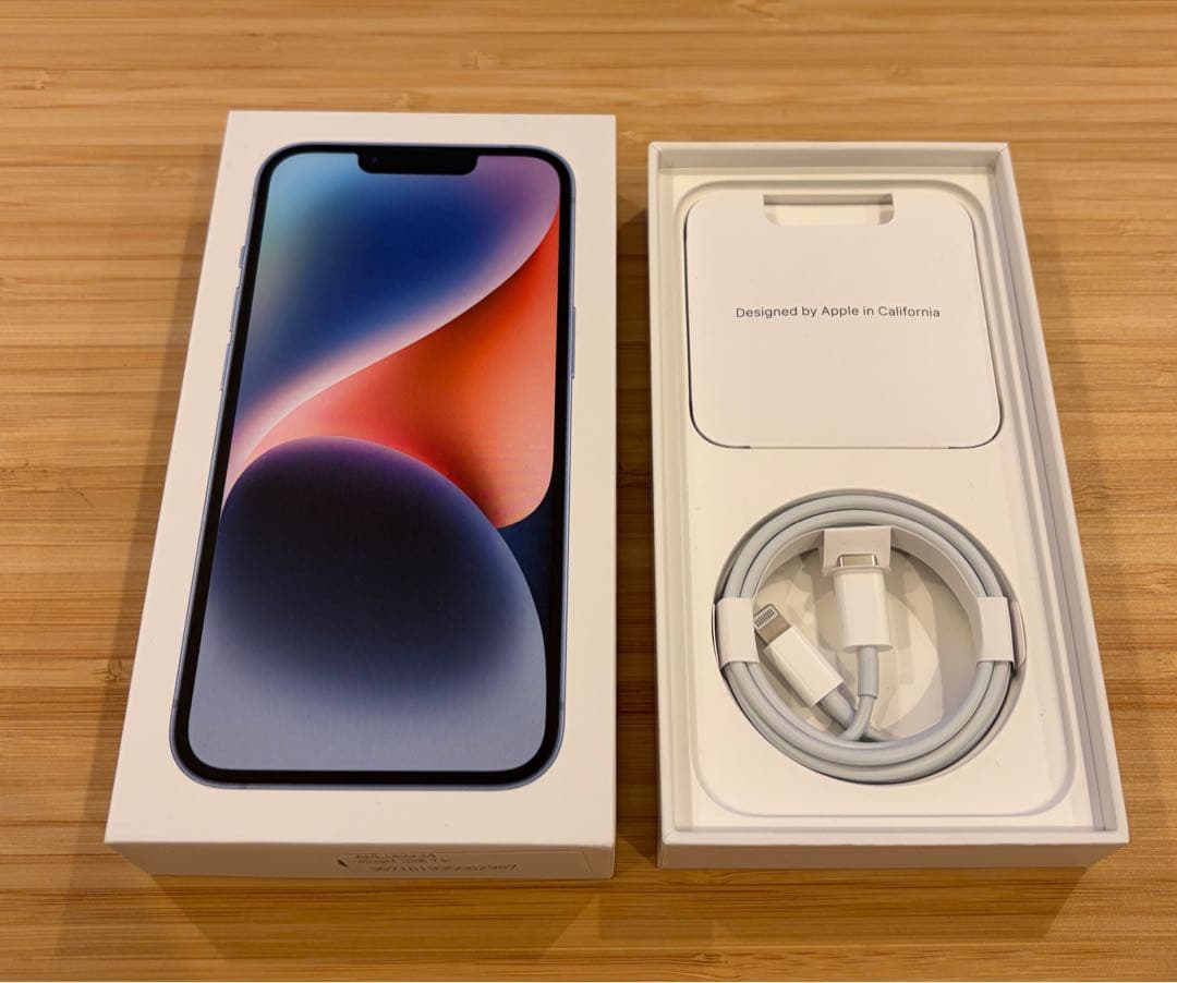【美品】iPhone14 ブルー 128GB