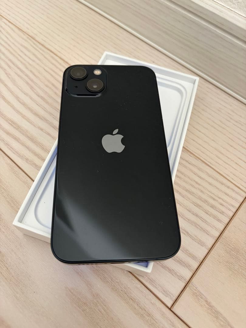 iPhone13本体 ミッドナイト 128GB バッテリ85% 充電器 箱あり