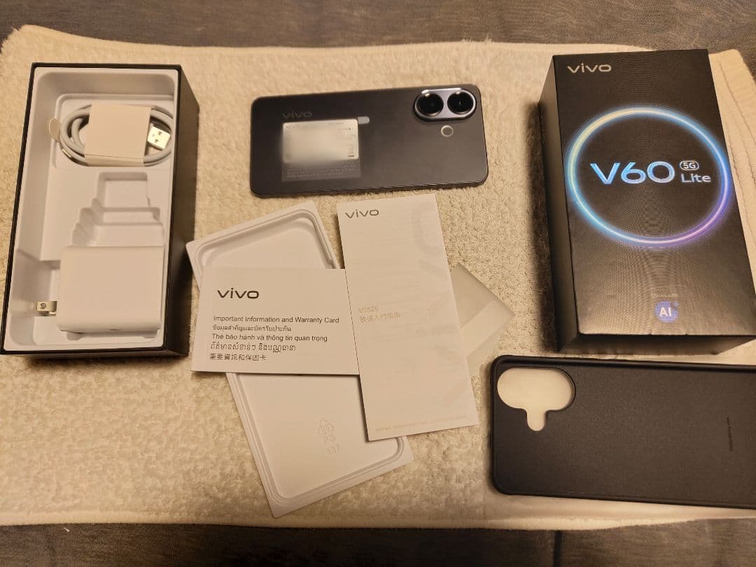 VIVO V60 Lite 5G 8GB+256GB キャリアフリー