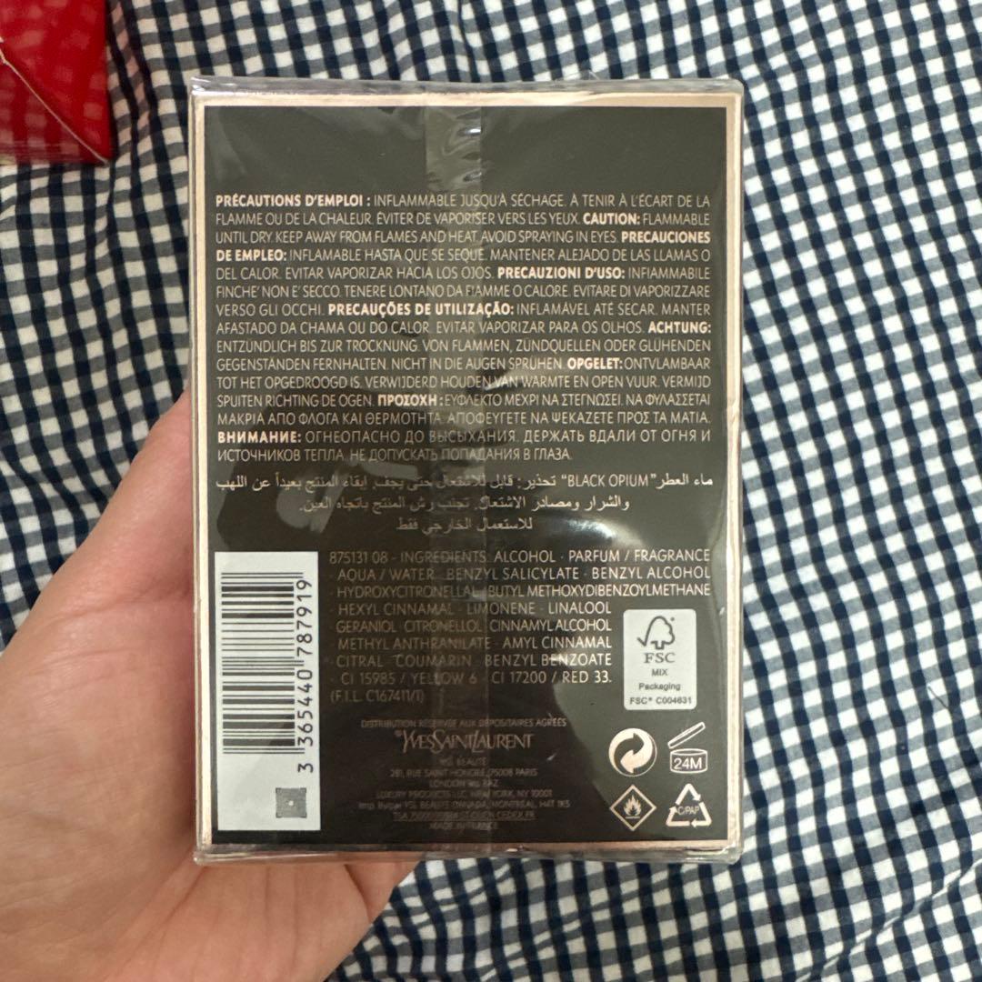 香水(女性用) YVES SAINT LAURENT BLACK OPIUM 50ml