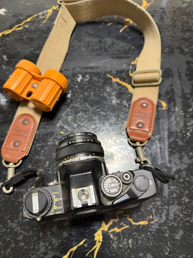 OLYMPUS OM10ブラックボディ　ジャンク品