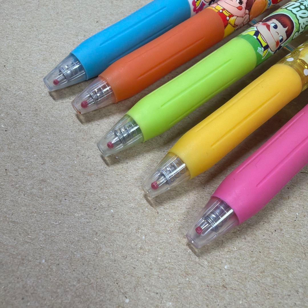 限定 ゼブラ SARASA サラサ 不二家 ボールペン 5本セット ペコちゃん