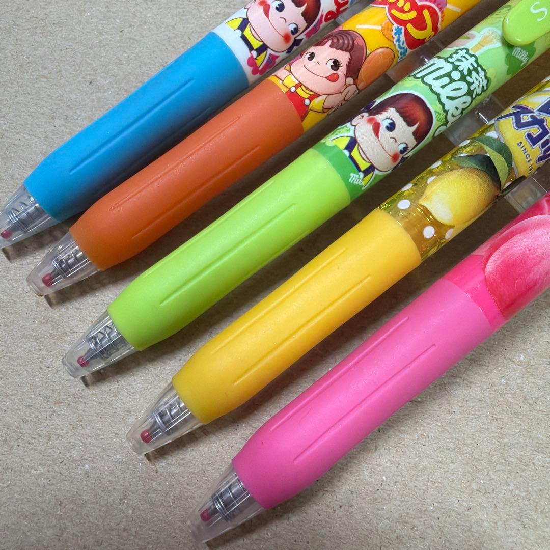 限定 ゼブラ SARASA サラサ 不二家 ボールペン 5本セット ペコちゃん