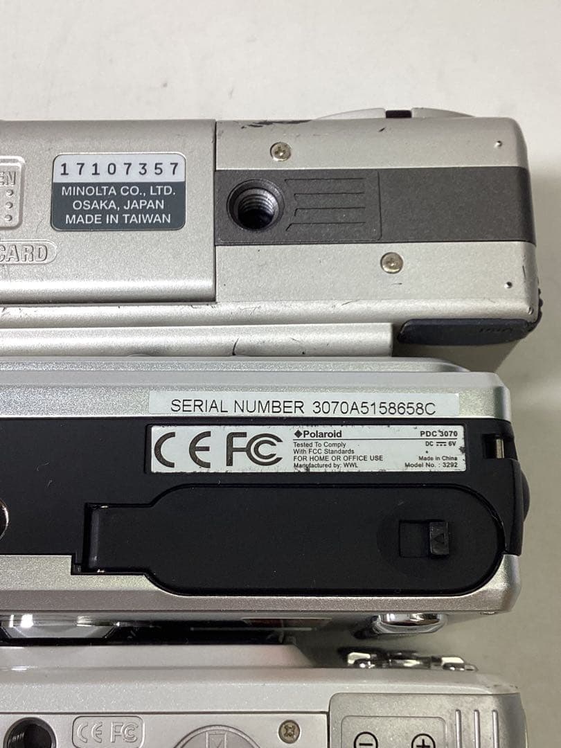 k*u様 ジャンク　MINOLTA、Polaroidなど　まとめて4点