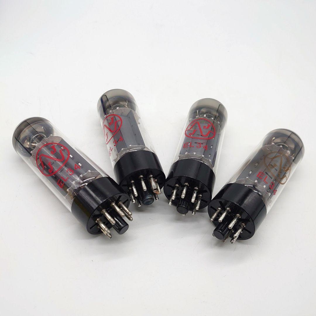 JJ ELECTRONIC VACUUM TUBE EL34 真空管 4本セット
