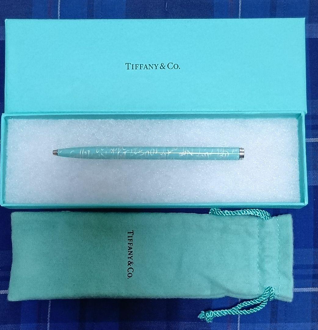 【激レア】Tiffany & Co. ボールペン notesティファニーブルー