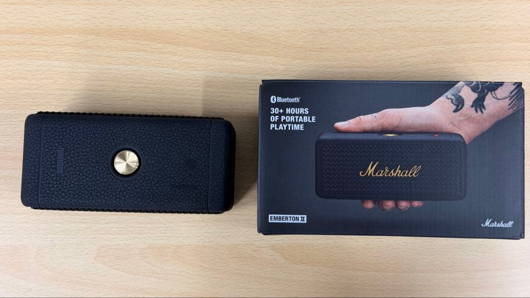 Marshall Emberton II ワイヤレススピーカー ブラック
