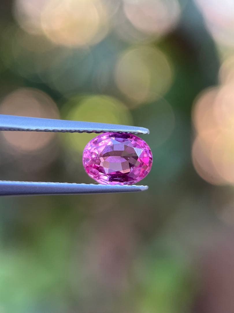 ピンクスピネル パパラチアカラー1ctNatural pink Spinel