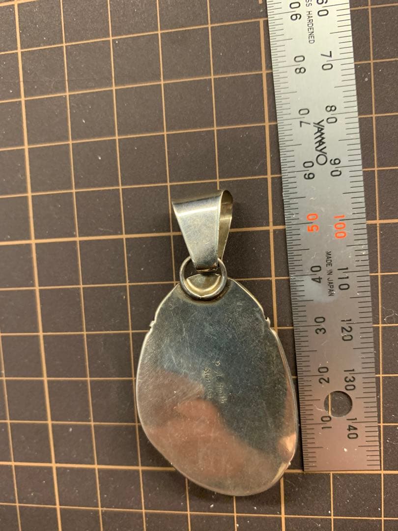 Navajo ターコイズストーン シルバーペンダント