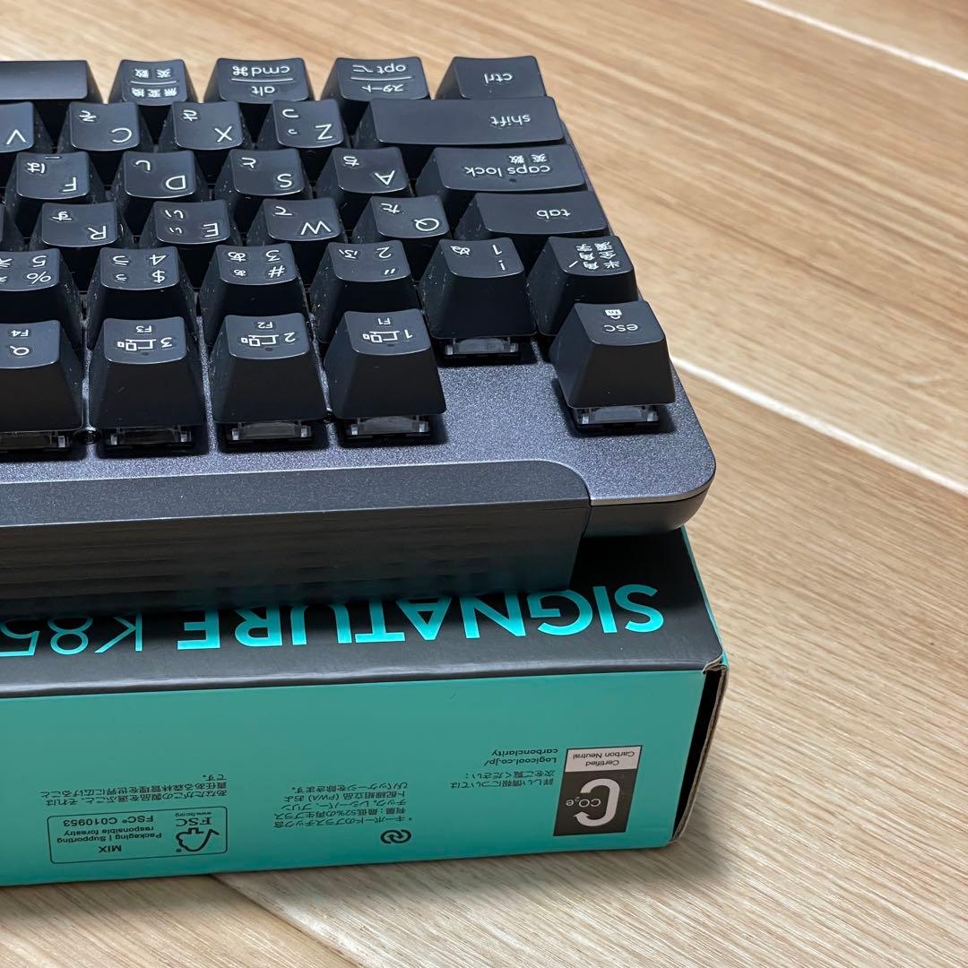 美品 Logicool メカニカル キーボード K855GR
