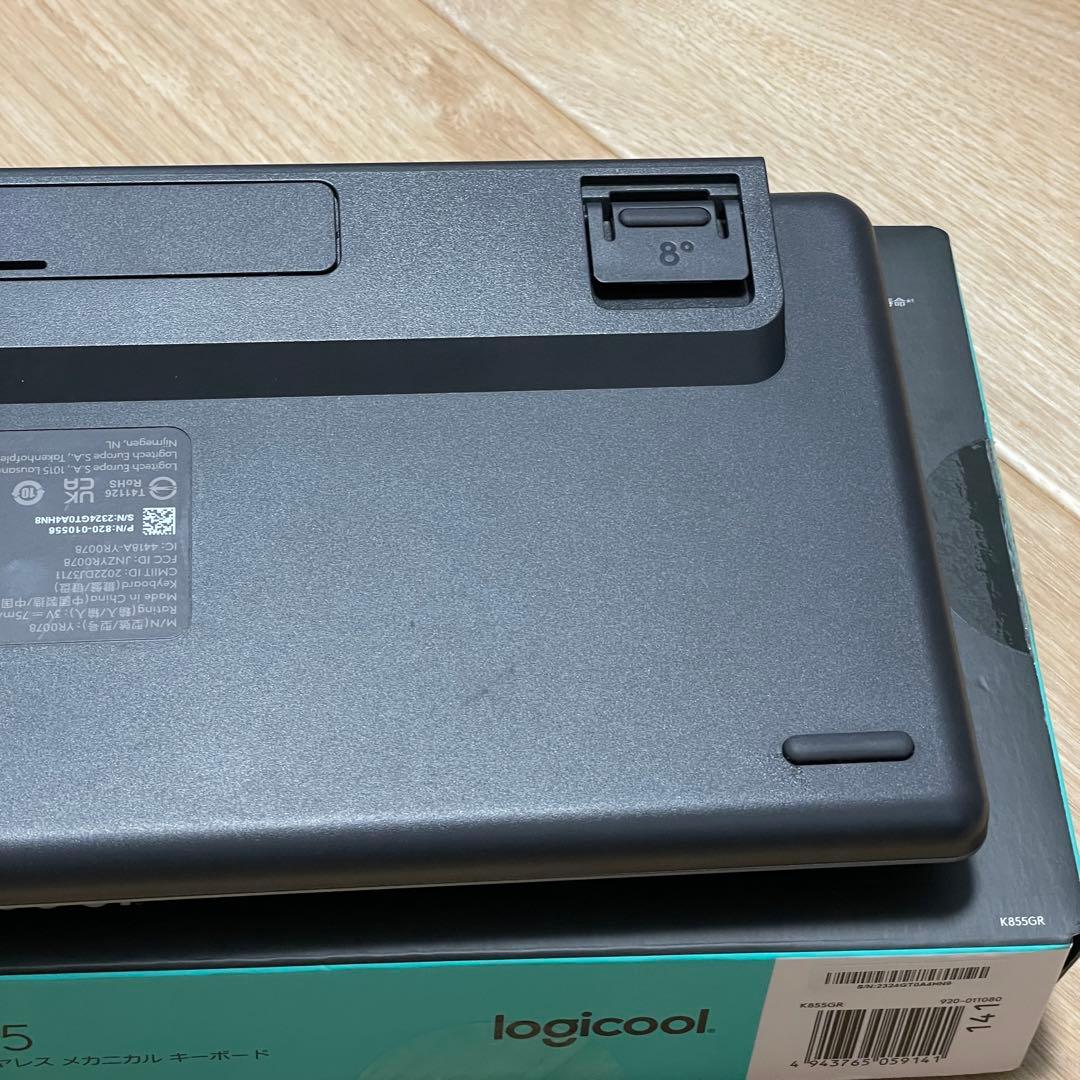 美品 Logicool メカニカル キーボード K855GR