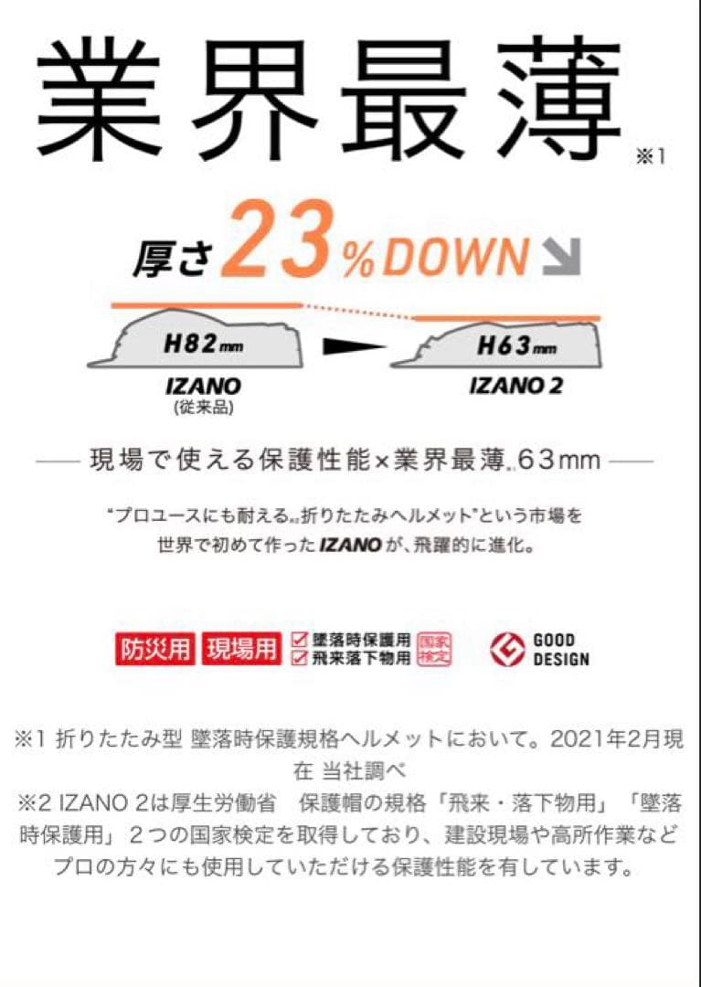 防災ヘルメット折り畳み式ホワイトとブルー の2個セット