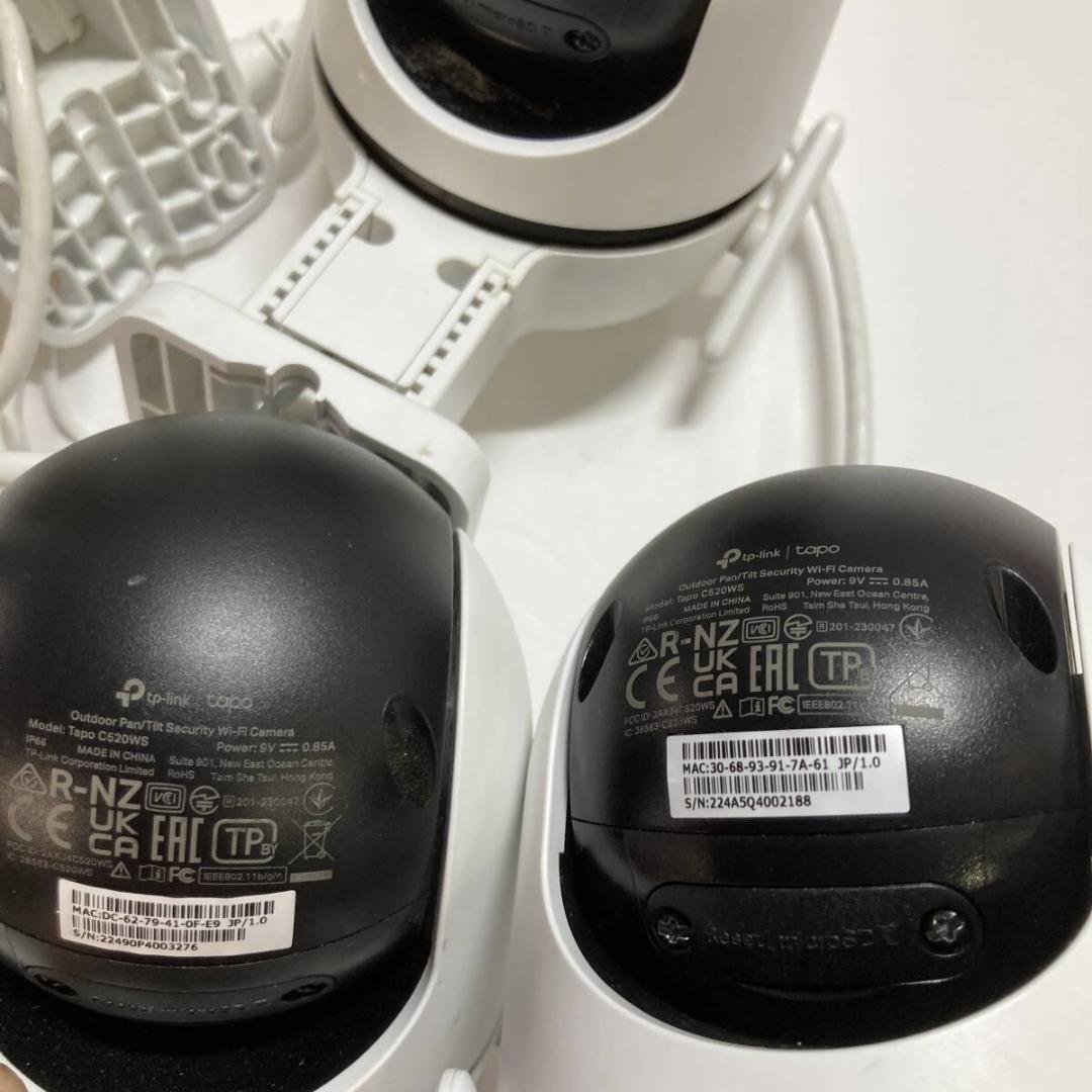 4個セット TP-Link WiFi ネットワークカメラ Tapo C520WS