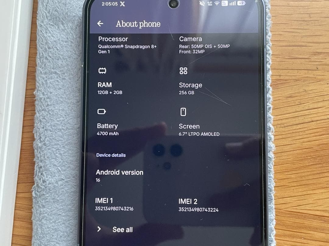 スマートフォン本体 Nothing Phone (2) 12gb/256gb