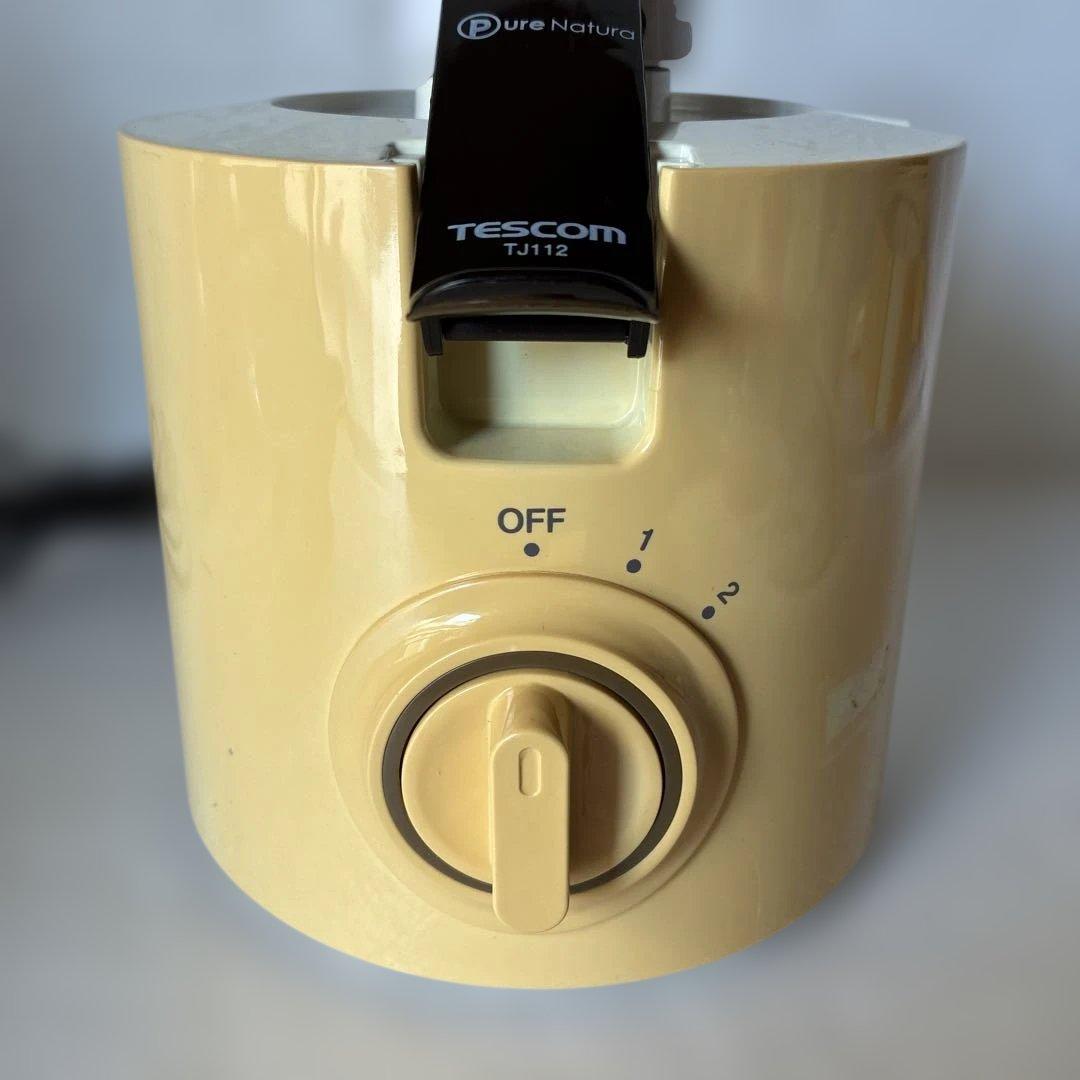 TESCOM ジューサー TJ112 クリーム色