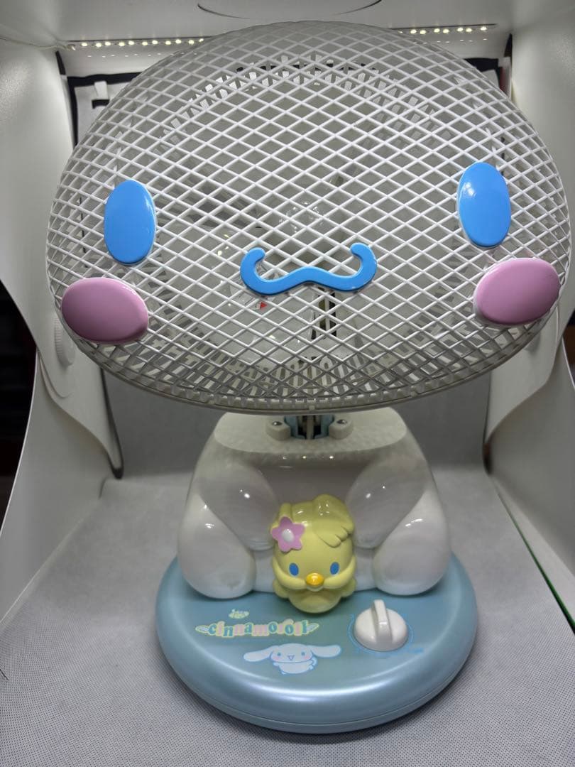 サンリオ　シナモロール　リビング　扇風機　正常可動品　耳あります‼︎