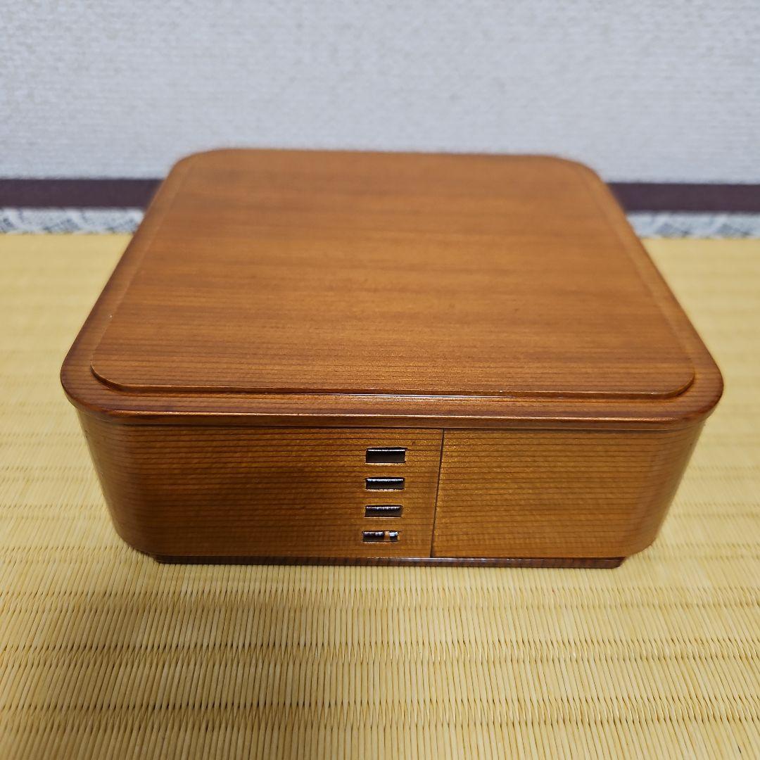 曲げわっぱ　新品未使用品　二段弁当箱　※訳あり※　秋田杉　大館工芸　趣味の秋田杉