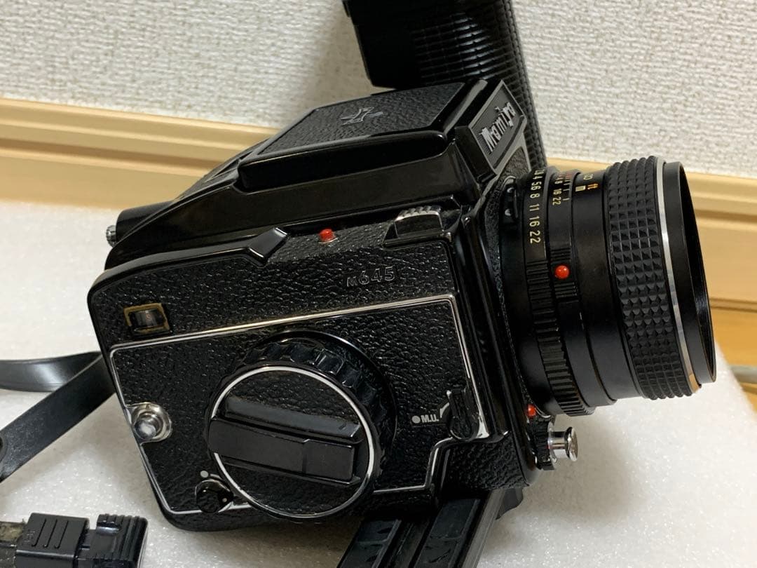 フィルムカメラ Mamiya M645 SEKOR C 1:2.8 80mm