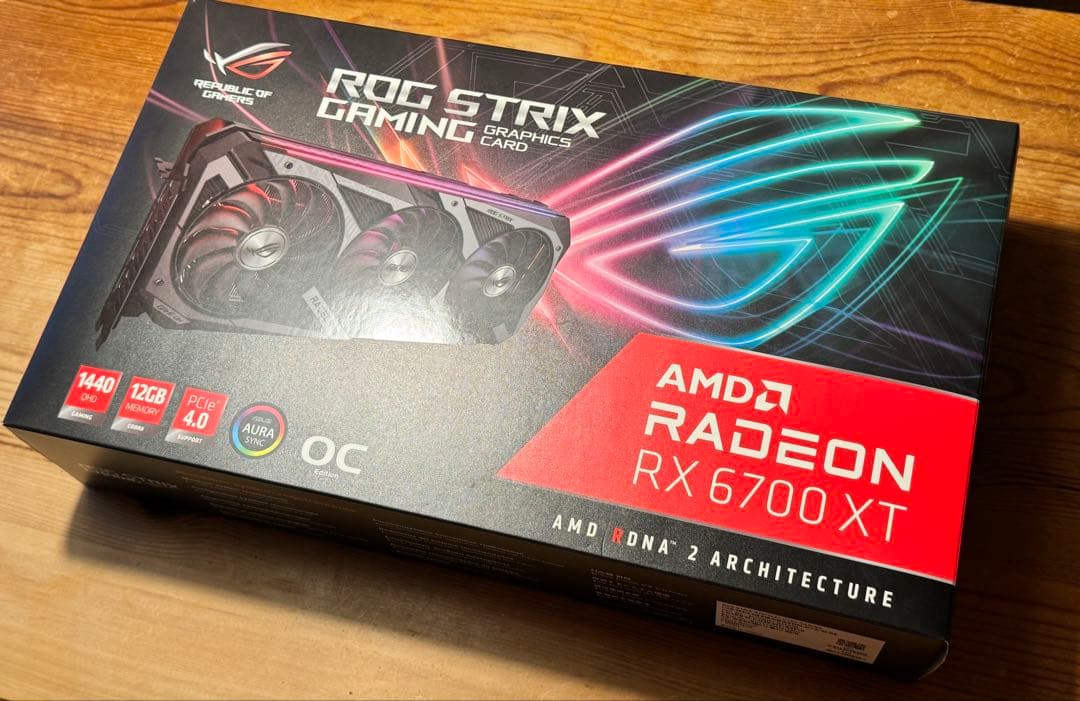 【ASUS】ROG-STRIX-RX6700XT-O12G-GAMING GPU