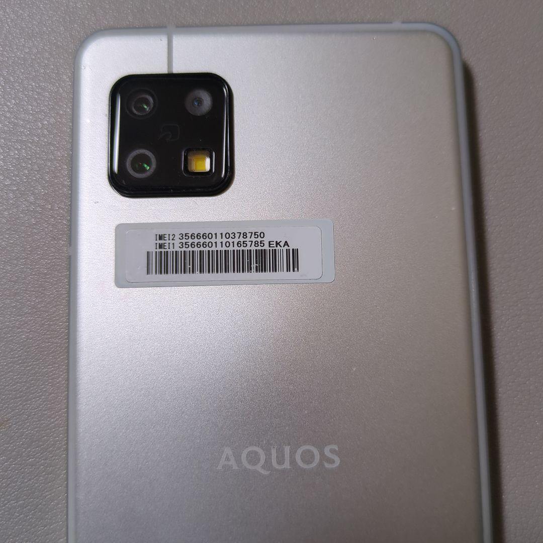 Sharp AQUOS sense6 SH-M19 シルバー 本体