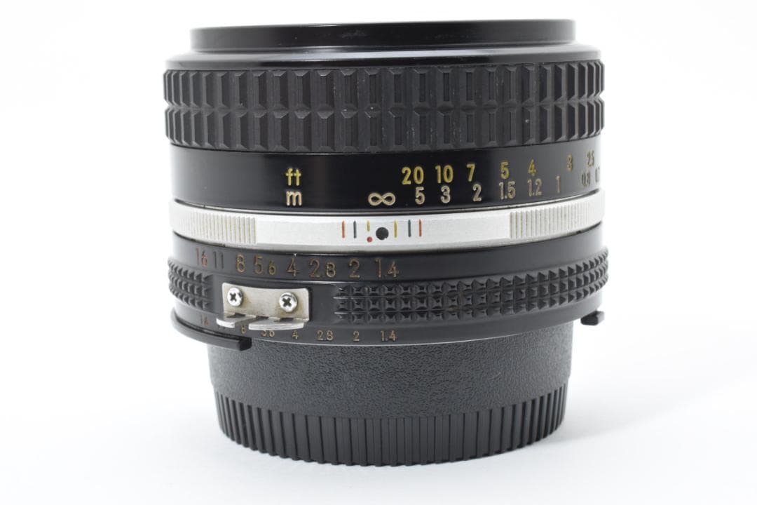 美品 NIKON ニコン AI-S 50mm 1.4 MF 分解清掃済 H369