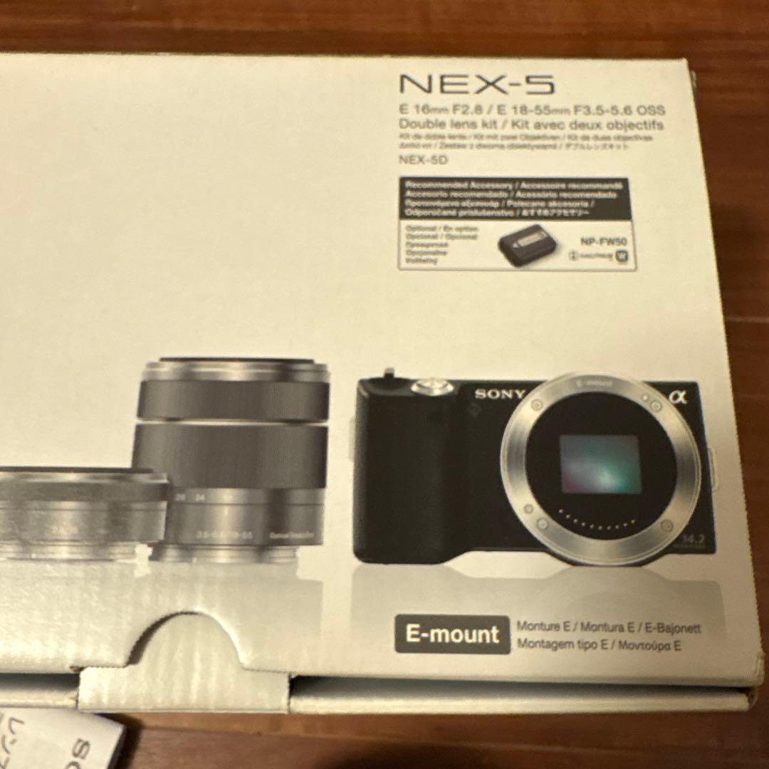 SONY NEX-5D ミラーレス一眼 超お得セット パンケーキ、ズーム、望遠