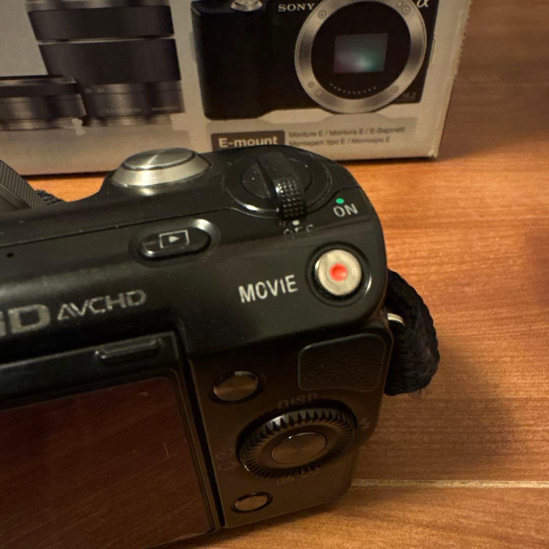 SONY NEX-5D ミラーレス一眼 超お得セット パンケーキ、ズーム、望遠