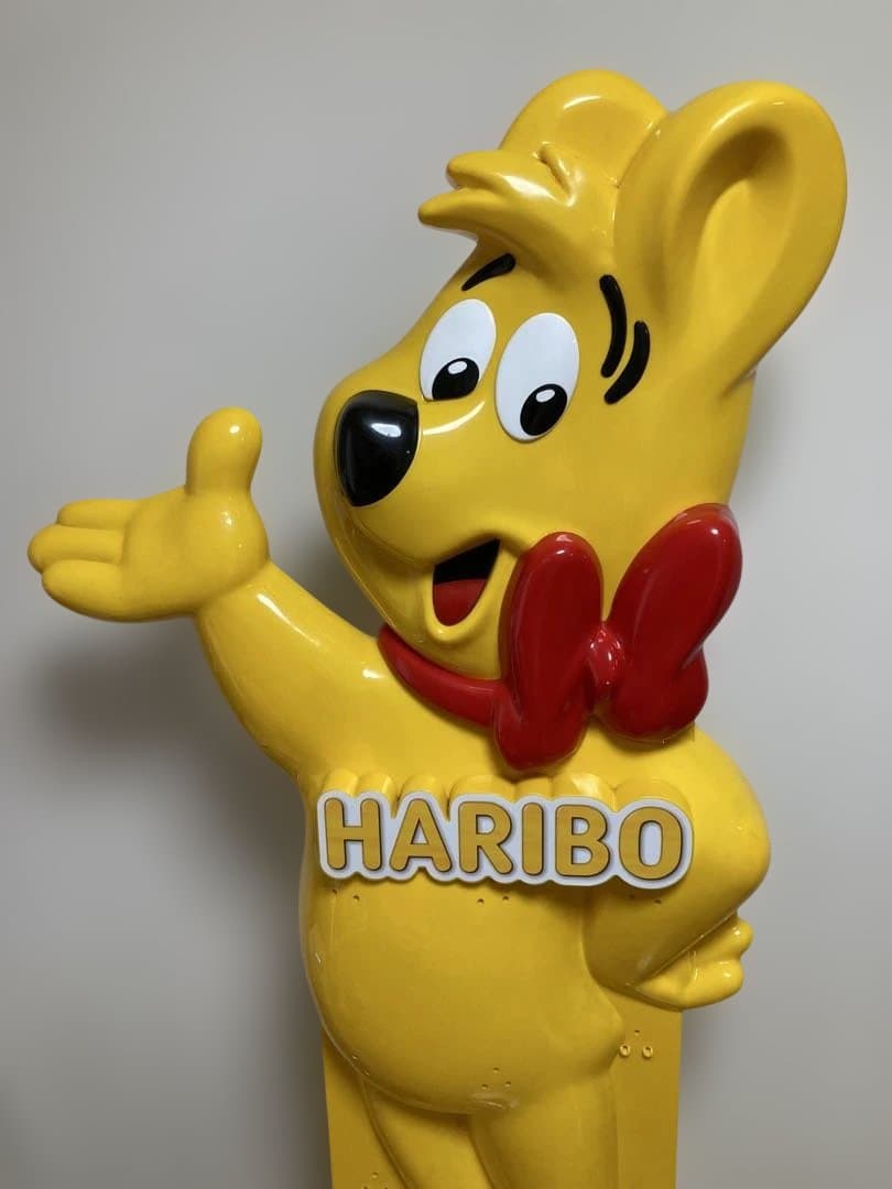 【非売品】HARIBO ハリボー ゴールドベア 立体店頭用スタンド ディスプレイ