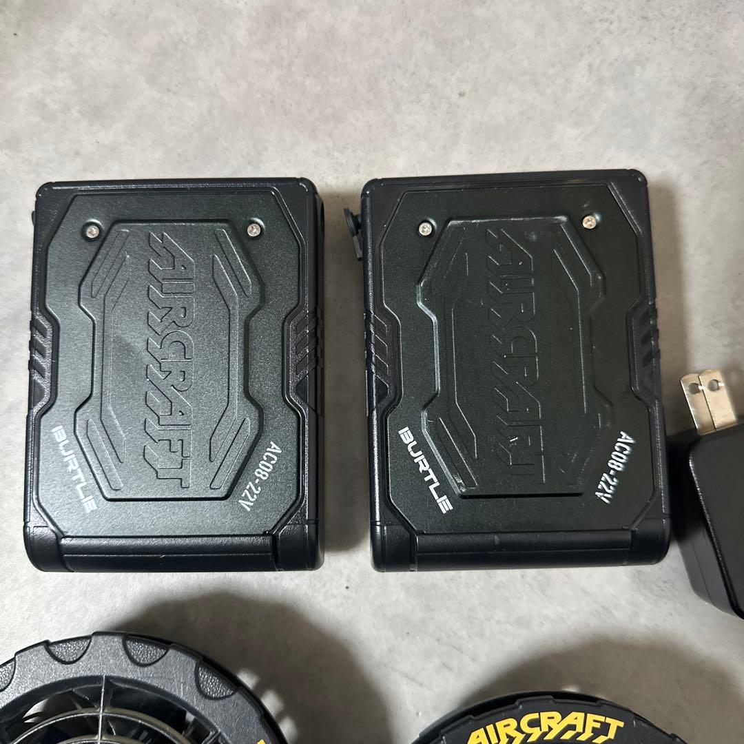 バートルBURTLE バッテリー 22V 使用期間3〜4ヶ月