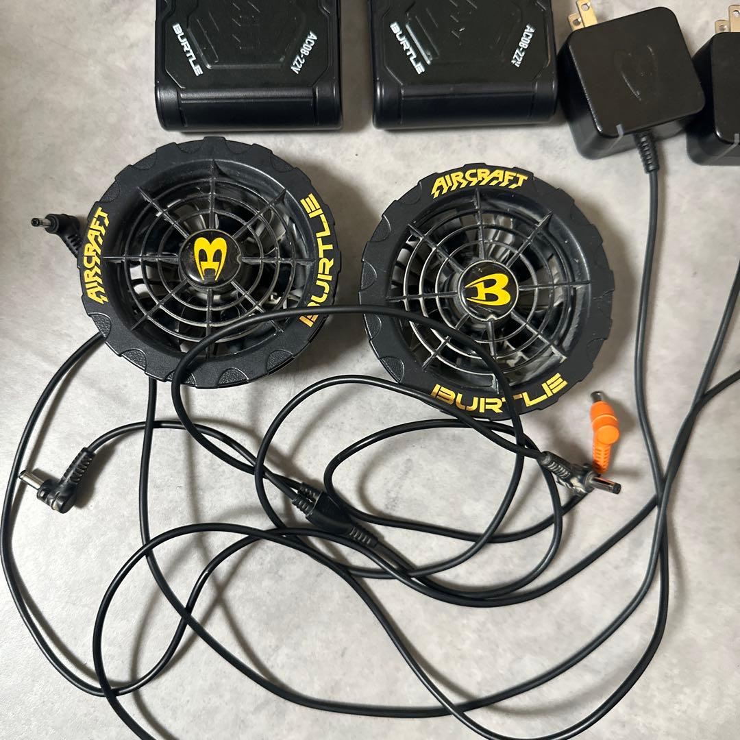バートルBURTLE バッテリー 22V 使用期間3〜4ヶ月