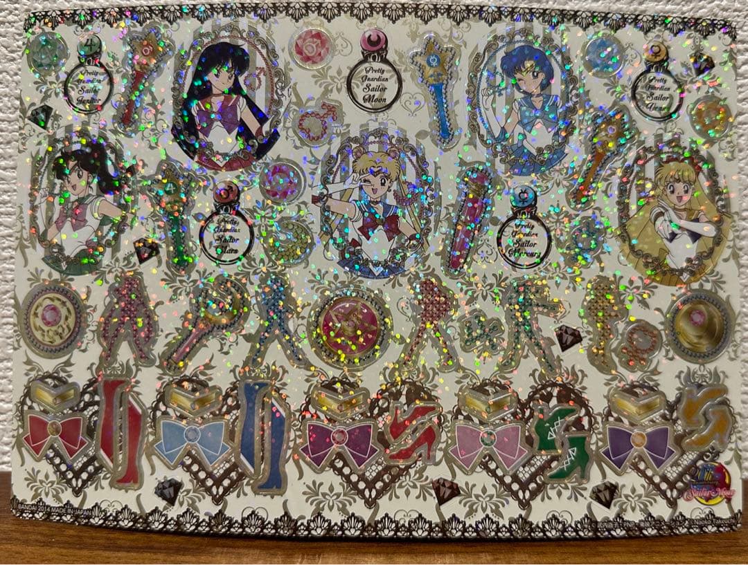 セーラームーン　カードダスシールステッカー　8枚セット　sailor moon