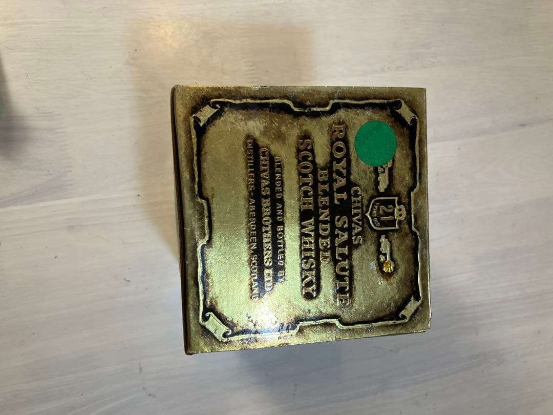  Salute 21年 スコッチウイスキー 緑　陶器　リキュール