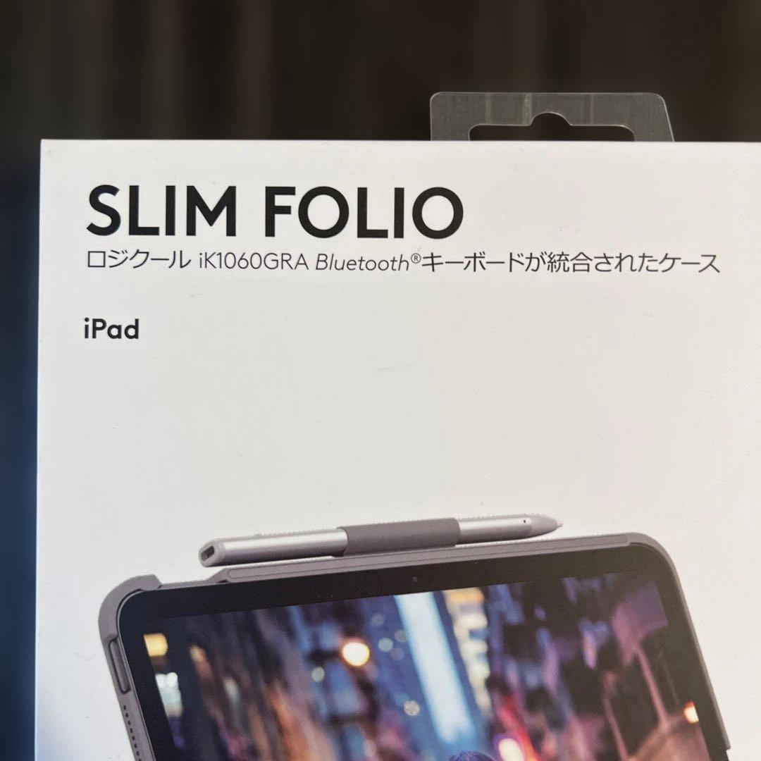 iPadアクセサリー Logicool Slim Folio iK1060GRA