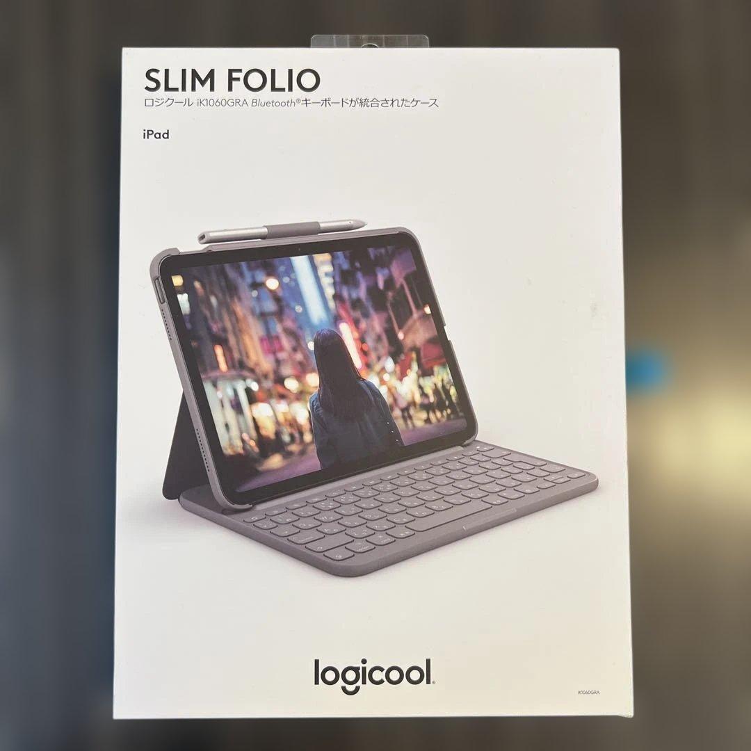 iPadアクセサリー Logicool Slim Folio iK1060GRA