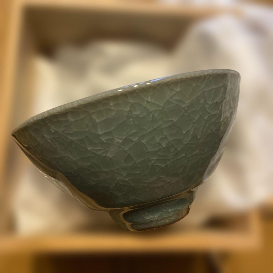 新品未使用　川崎与吉 茶道用茶碗