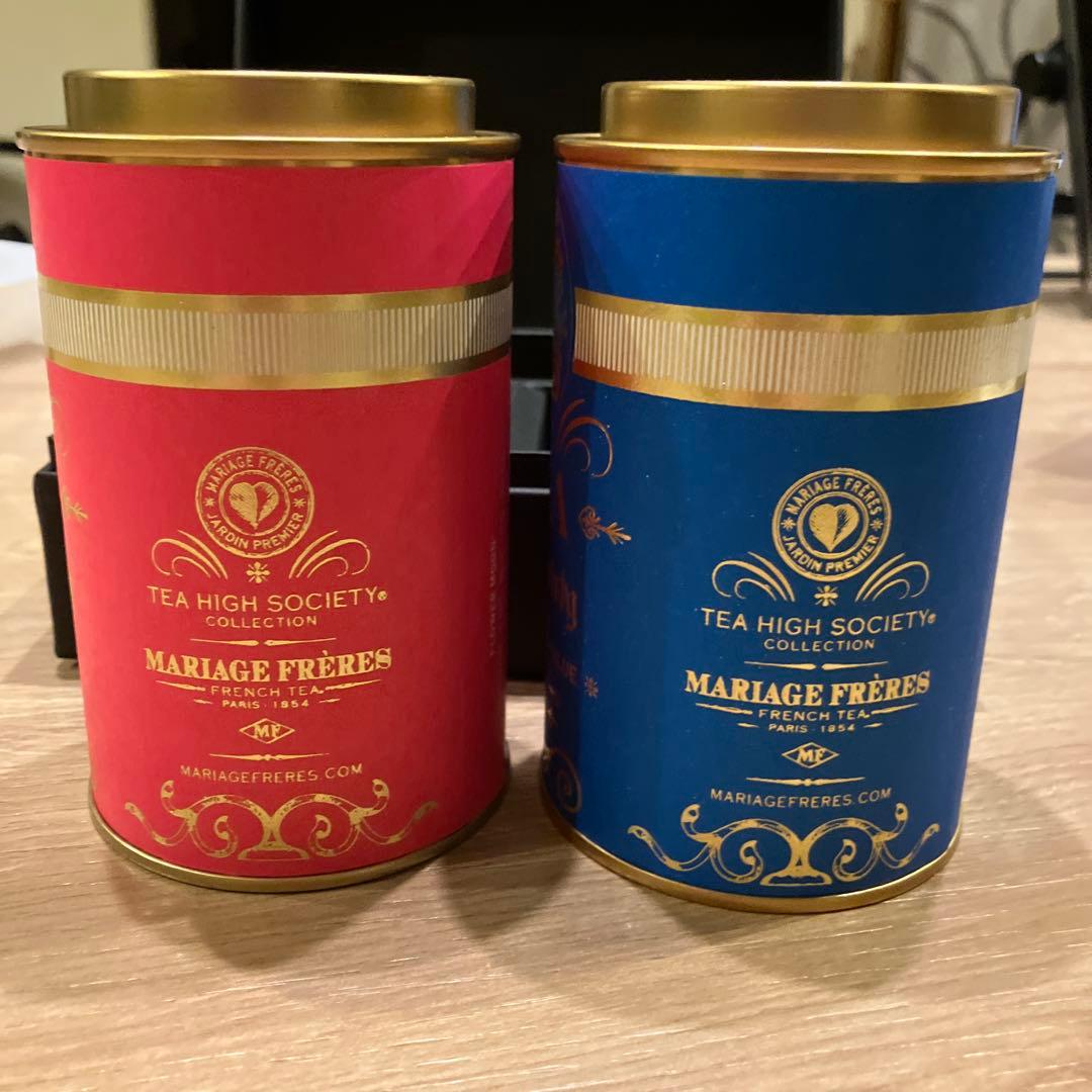 マリアージュフレール　フラワームーン　アールグレイ　フレンチブルー　セット