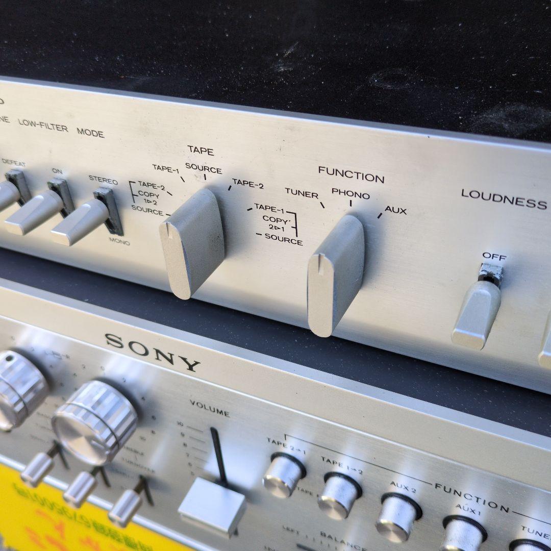 SONY １１５０−日立 ステレオコントロールアンプ