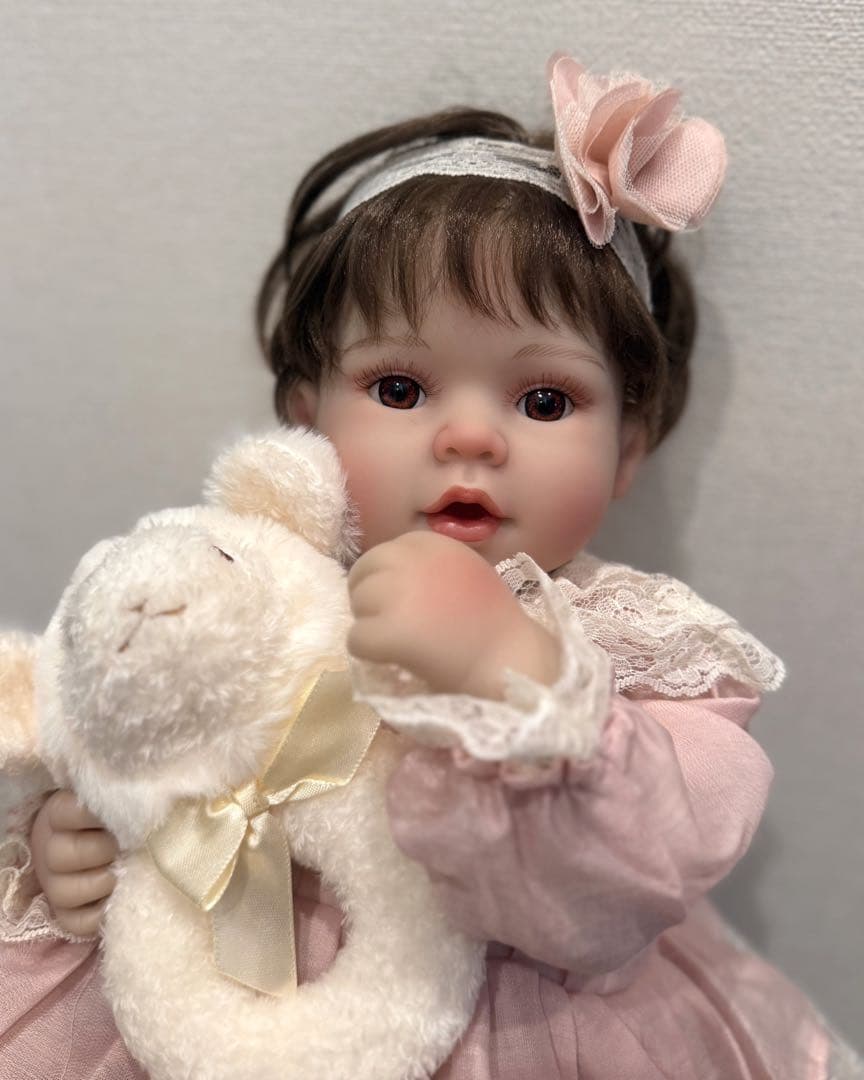 ★新品★リボーンドール フルボディー 綺麗な女の子50cm