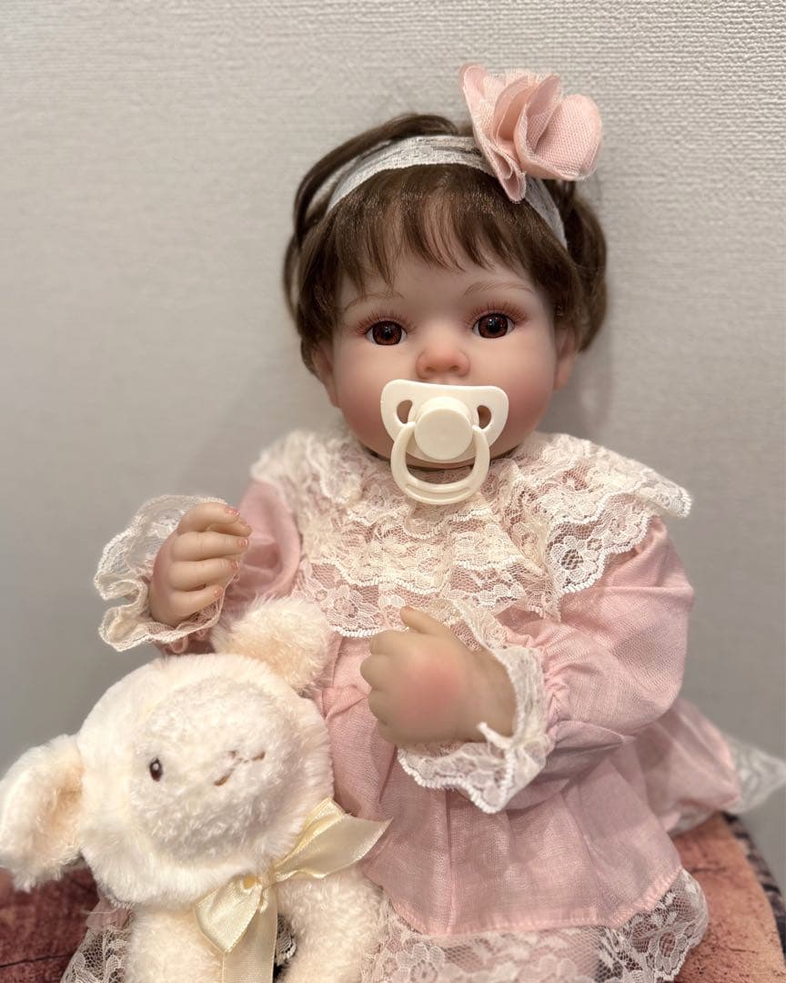 ★新品★リボーンドール フルボディー 綺麗な女の子50cm