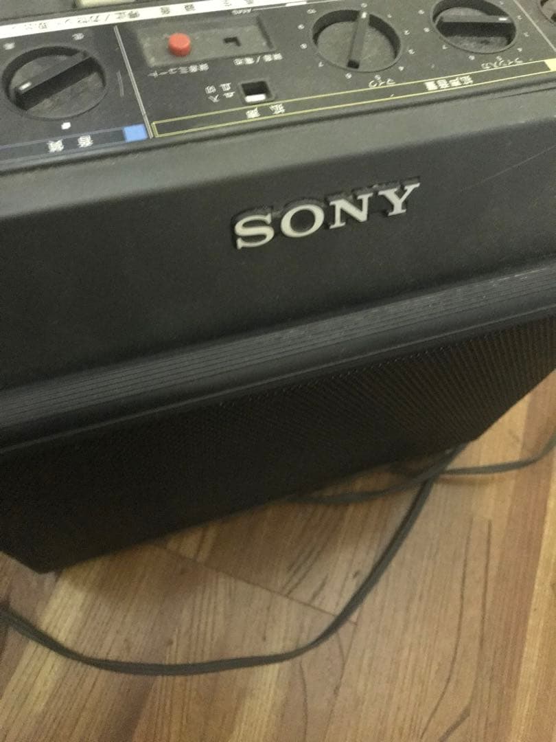 SONY カセット再生　スピーカー